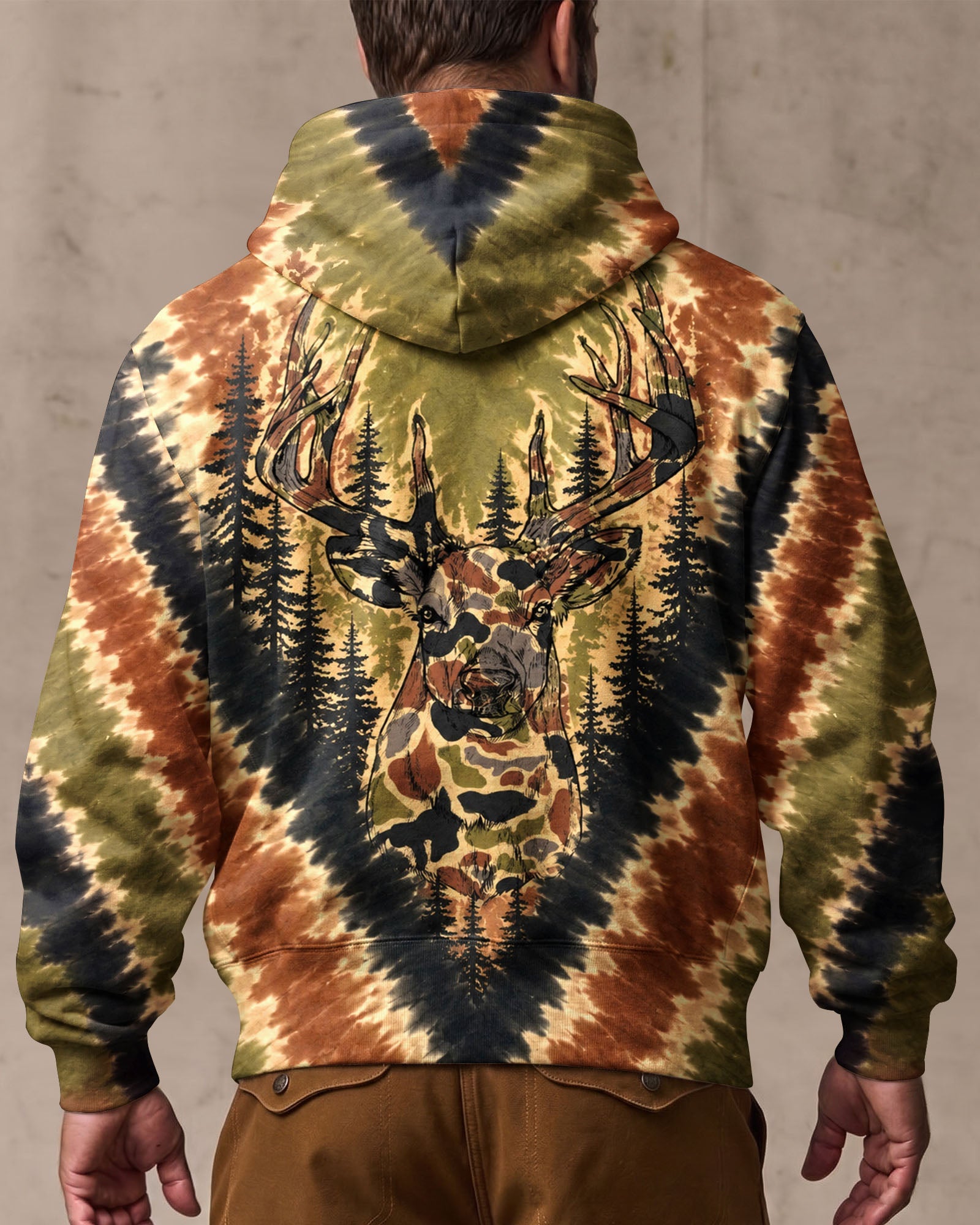 DEER HUNTING CAMOUFLAGE V PATTERN ALL OVER PRINT  - TLHN0607262