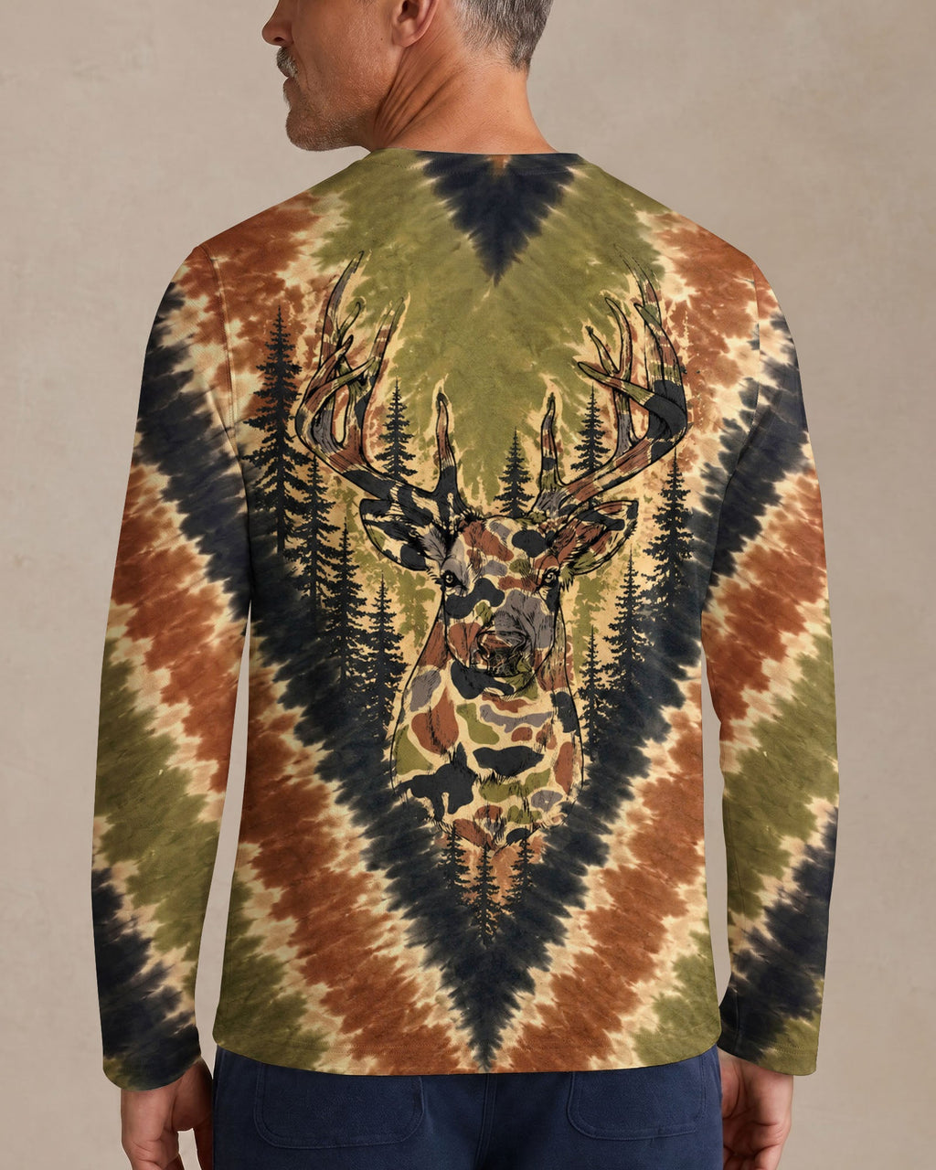 DEER HUNTING CAMOUFLAGE V PATTERN ALL OVER PRINT  - TLHN0607262