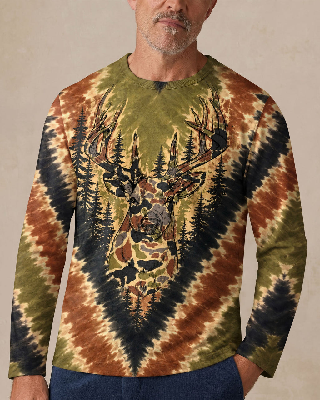 DEER HUNTING CAMOUFLAGE V PATTERN ALL OVER PRINT  - TLHN0607262