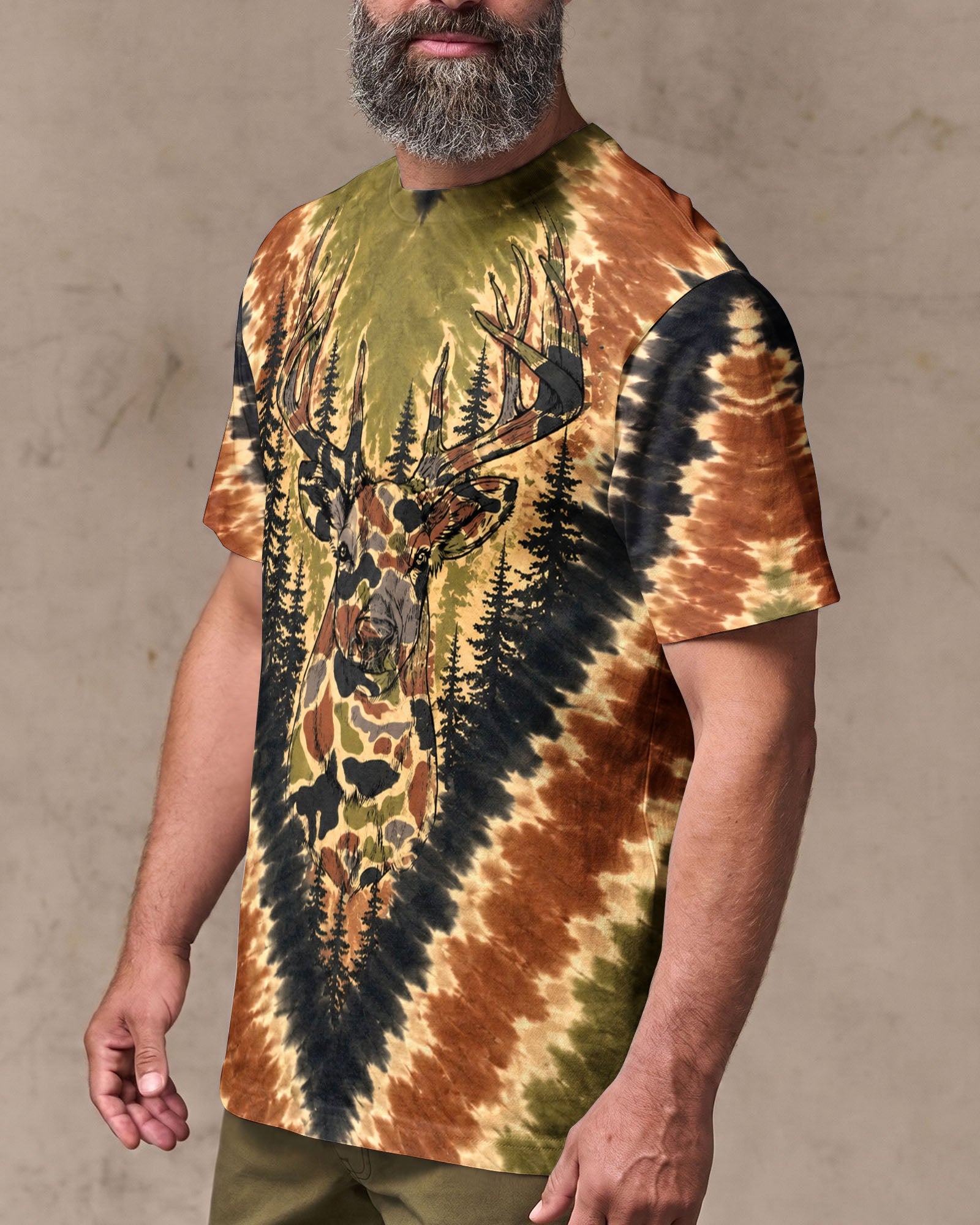 DEER HUNTING CAMOUFLAGE V PATTERN ALL OVER PRINT  - TLHN0607262