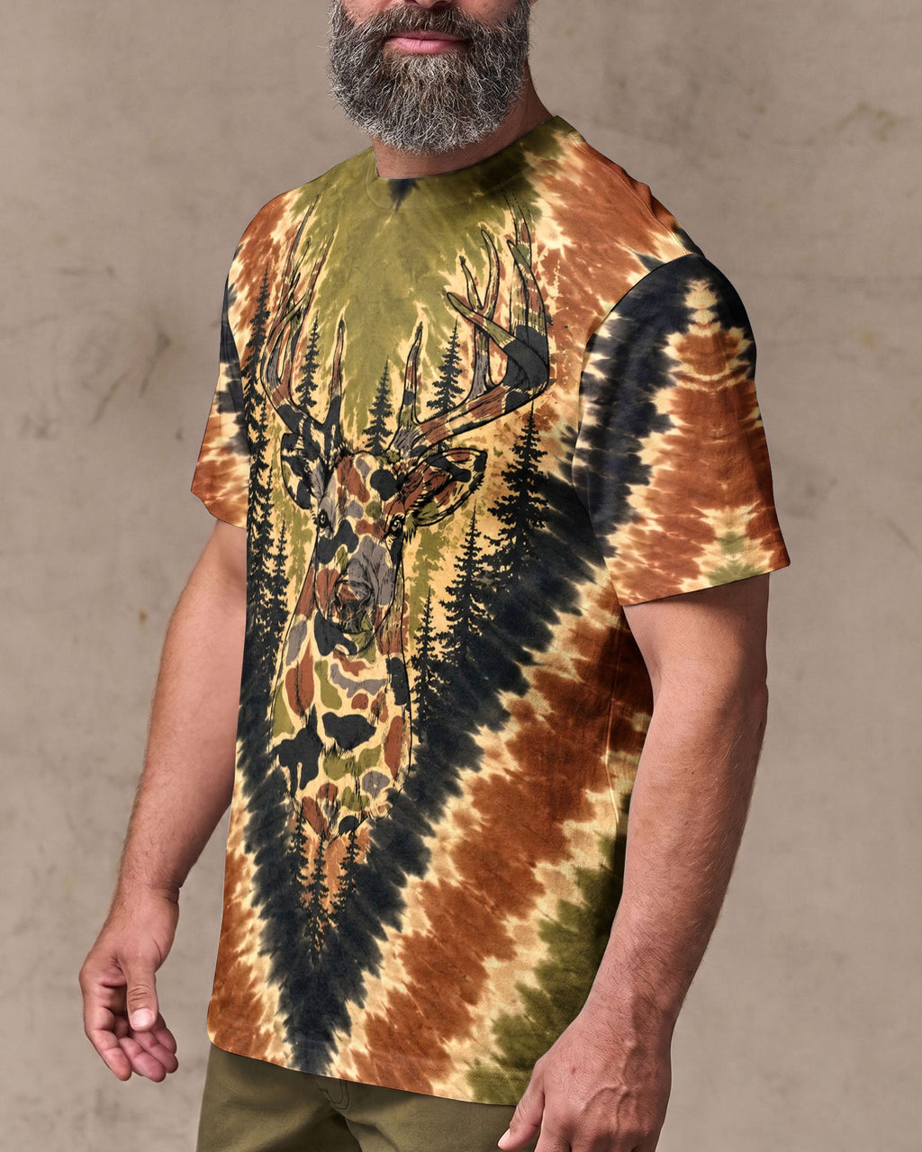 DEER HUNTING CAMOUFLAGE V PATTERN ALL OVER PRINT  - TLHN0607262