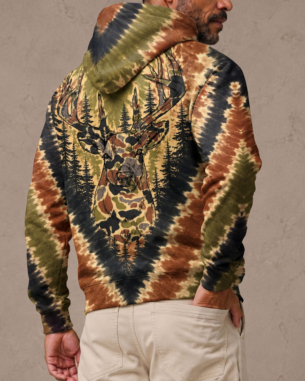 DEER HUNTING CAMOUFLAGE V PATTERN ALL OVER PRINT  - TLHN0607262