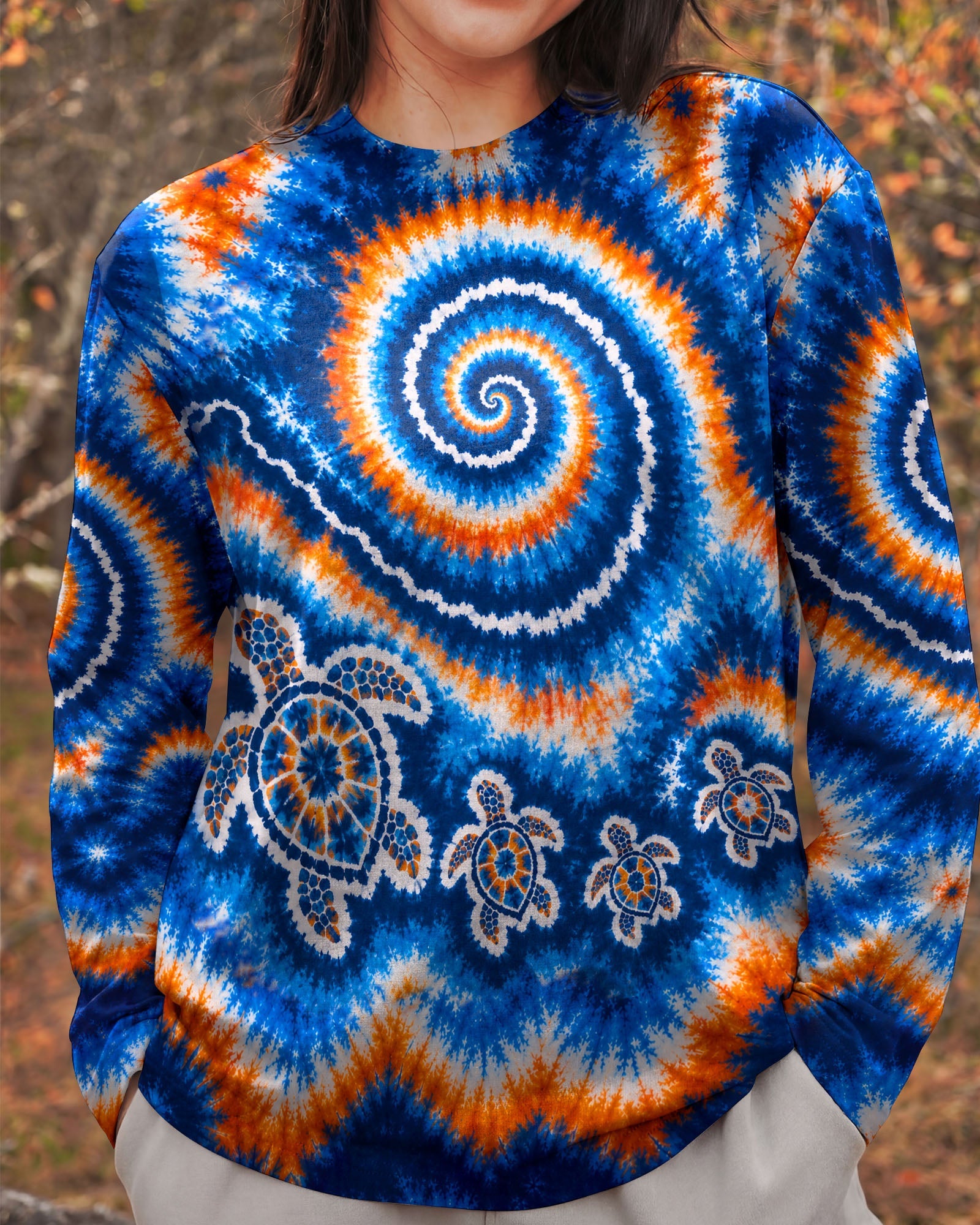TURTLES WAVES SWIRL ALL OVER PRINT  - TLHN0705261