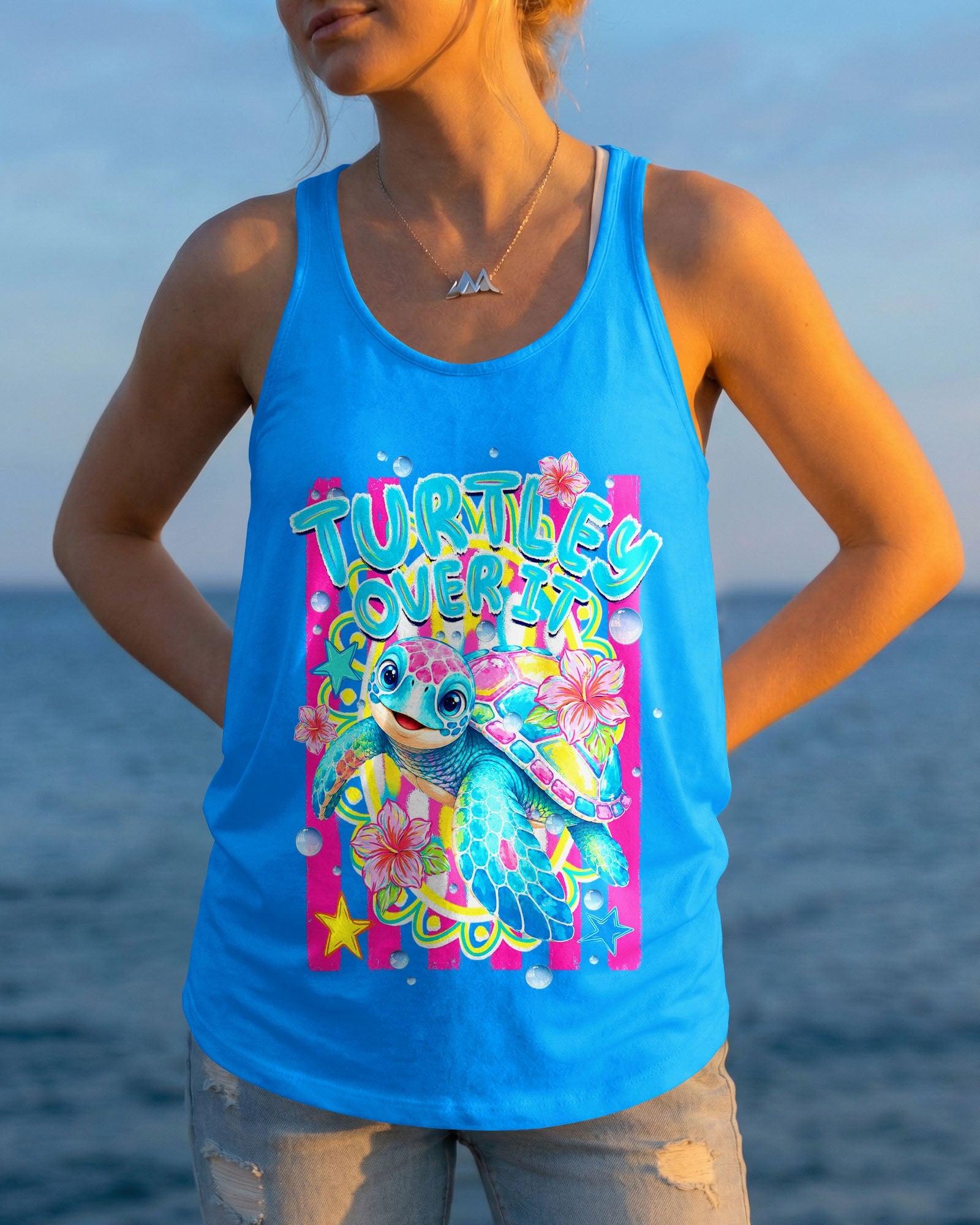 TURTLEY OVER IT TURTLE ALL OVER PRINT -  TLHN1106263