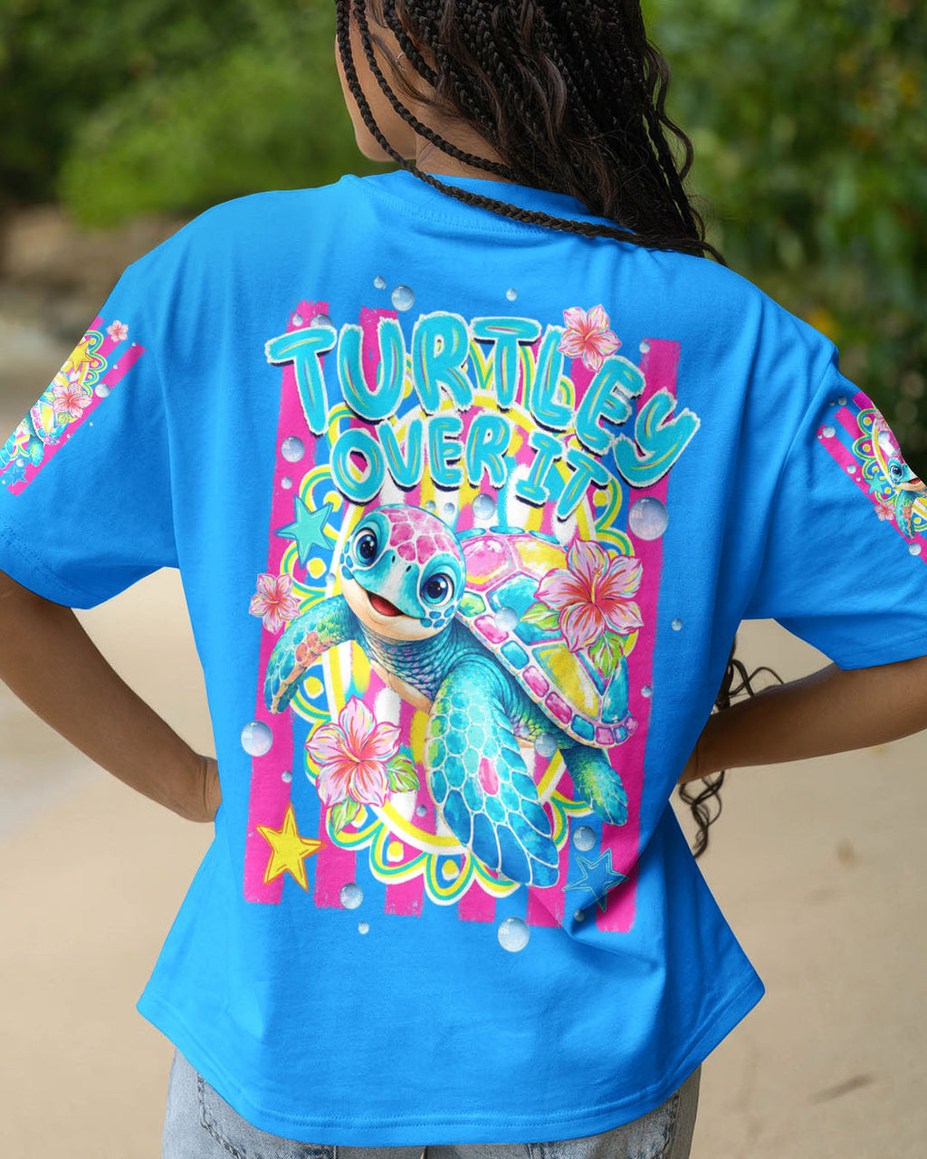 TURTLEY OVER IT TURTLE ALL OVER PRINT -  TLHN1106263