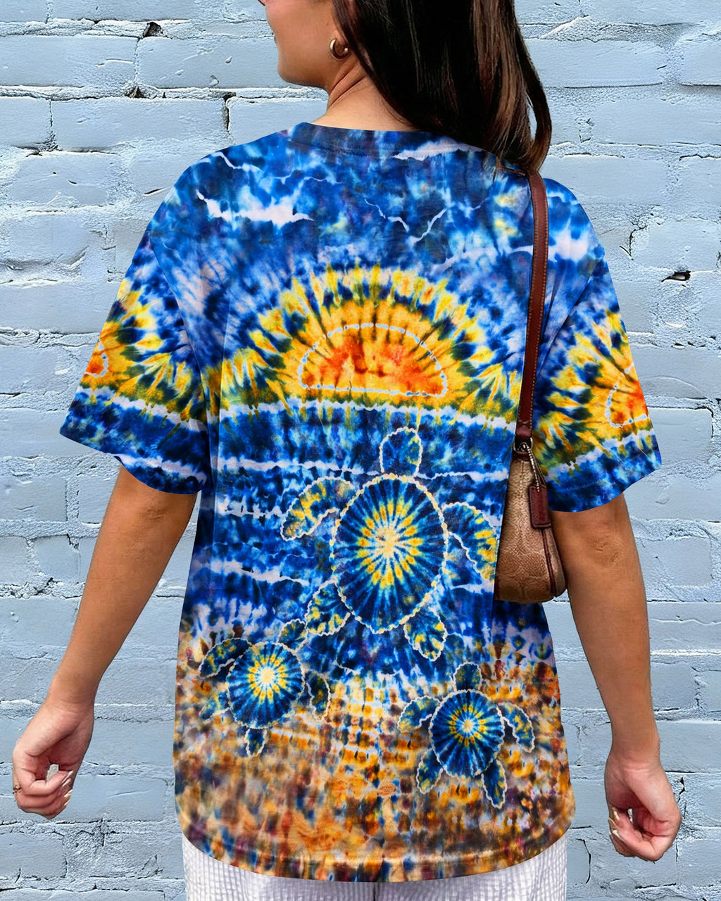 SUNSET SEA TURTLE ALL OVER PRINT  - TLHN1404261