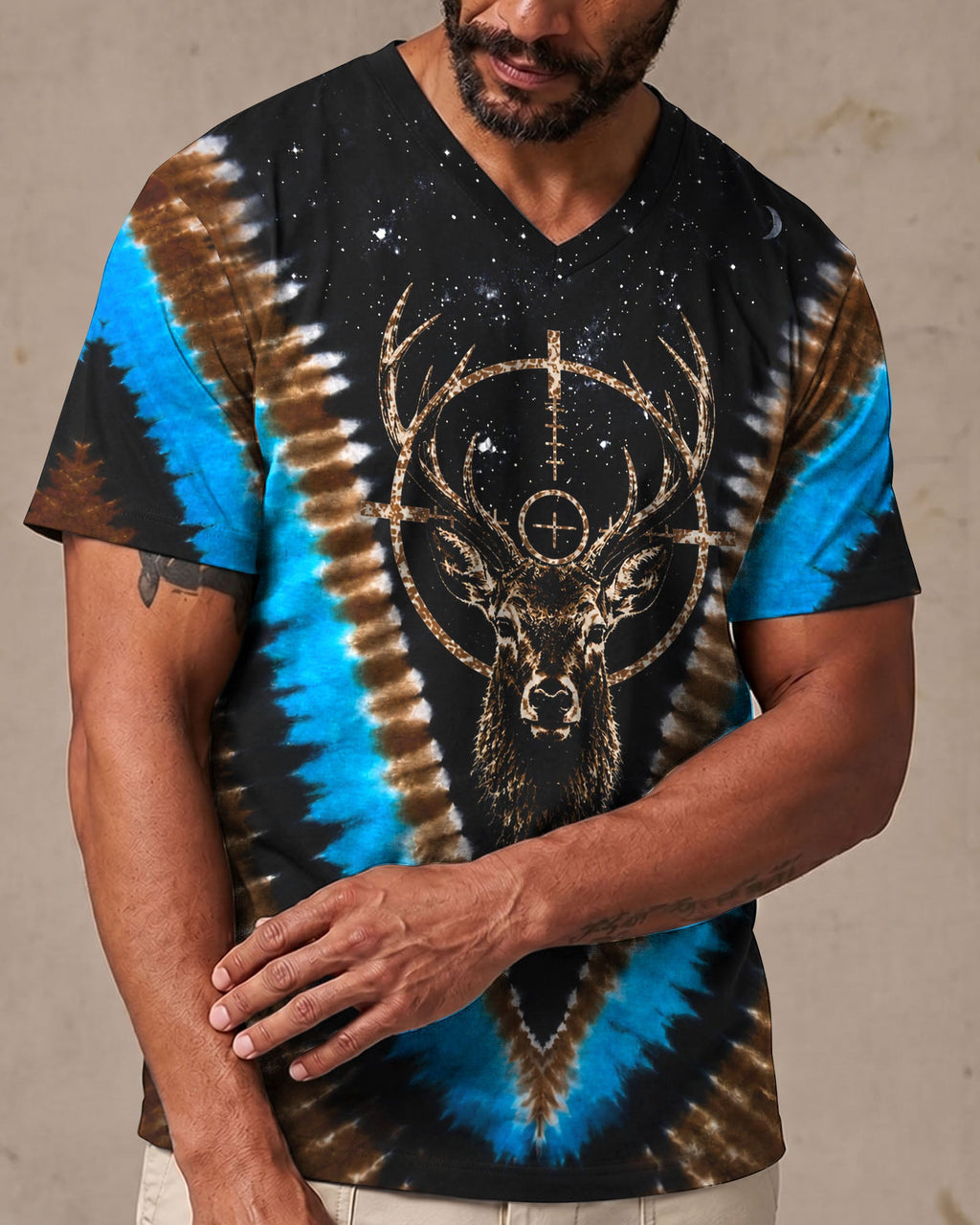 DEER HUNTING V PATTERN ALL OVER PRINT   - TLHN1506261