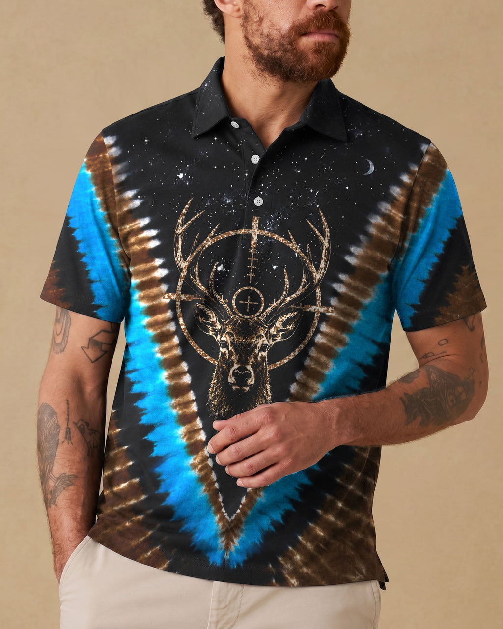 DEER HUNTING V PATTERN ALL OVER PRINT   - TLHN1506261