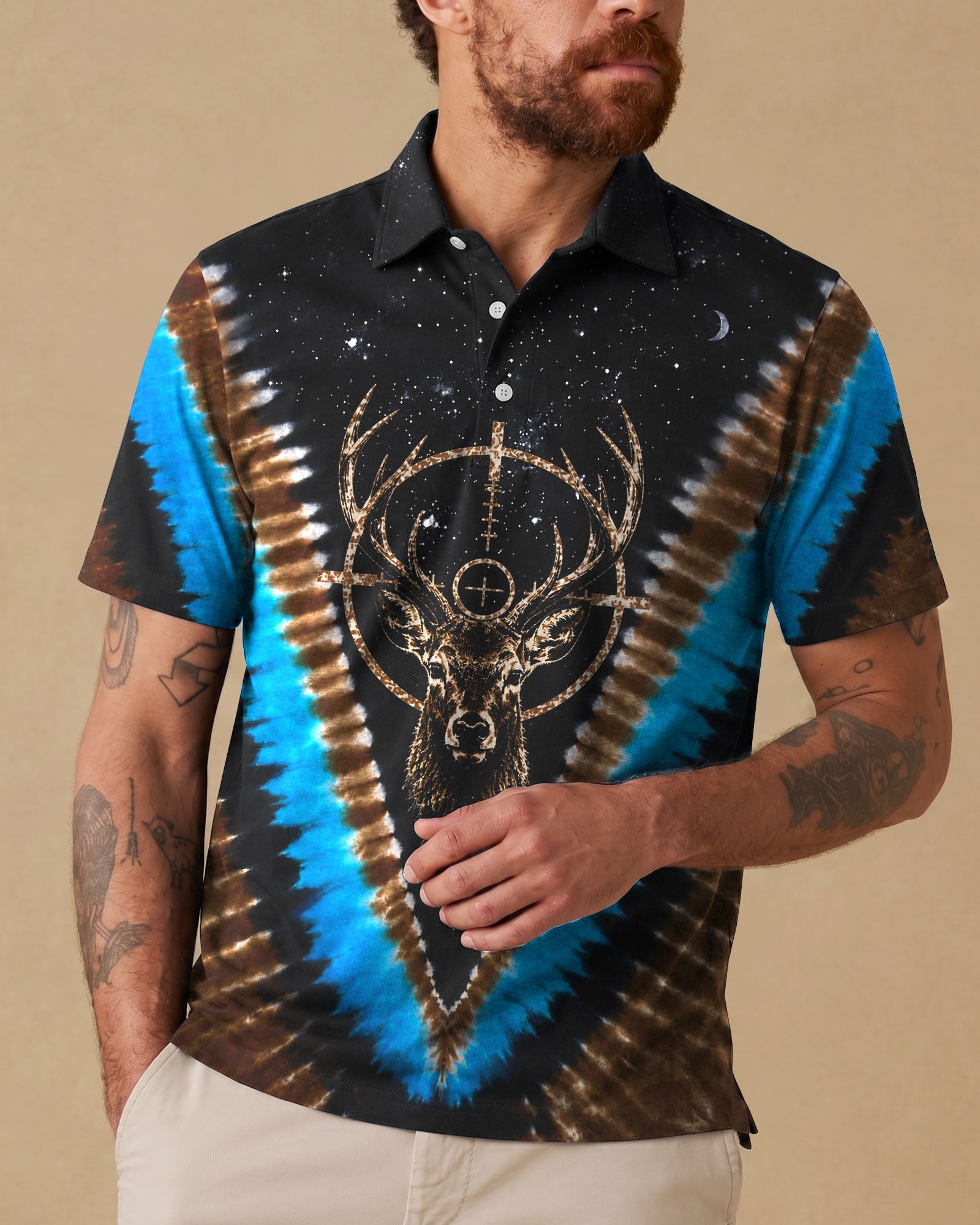 DEER HUNTING V PATTERN ALL OVER PRINT   - TLHN1506261