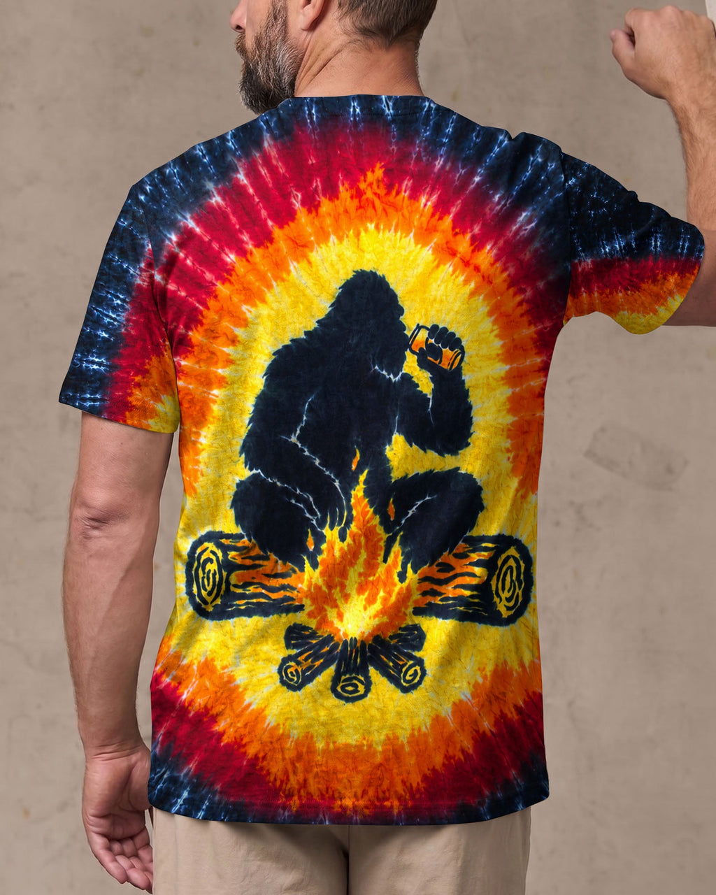 BIGFOOT CAMPFIRE BURST PATTERN ALL OVER PRINT  - TLHN1706263