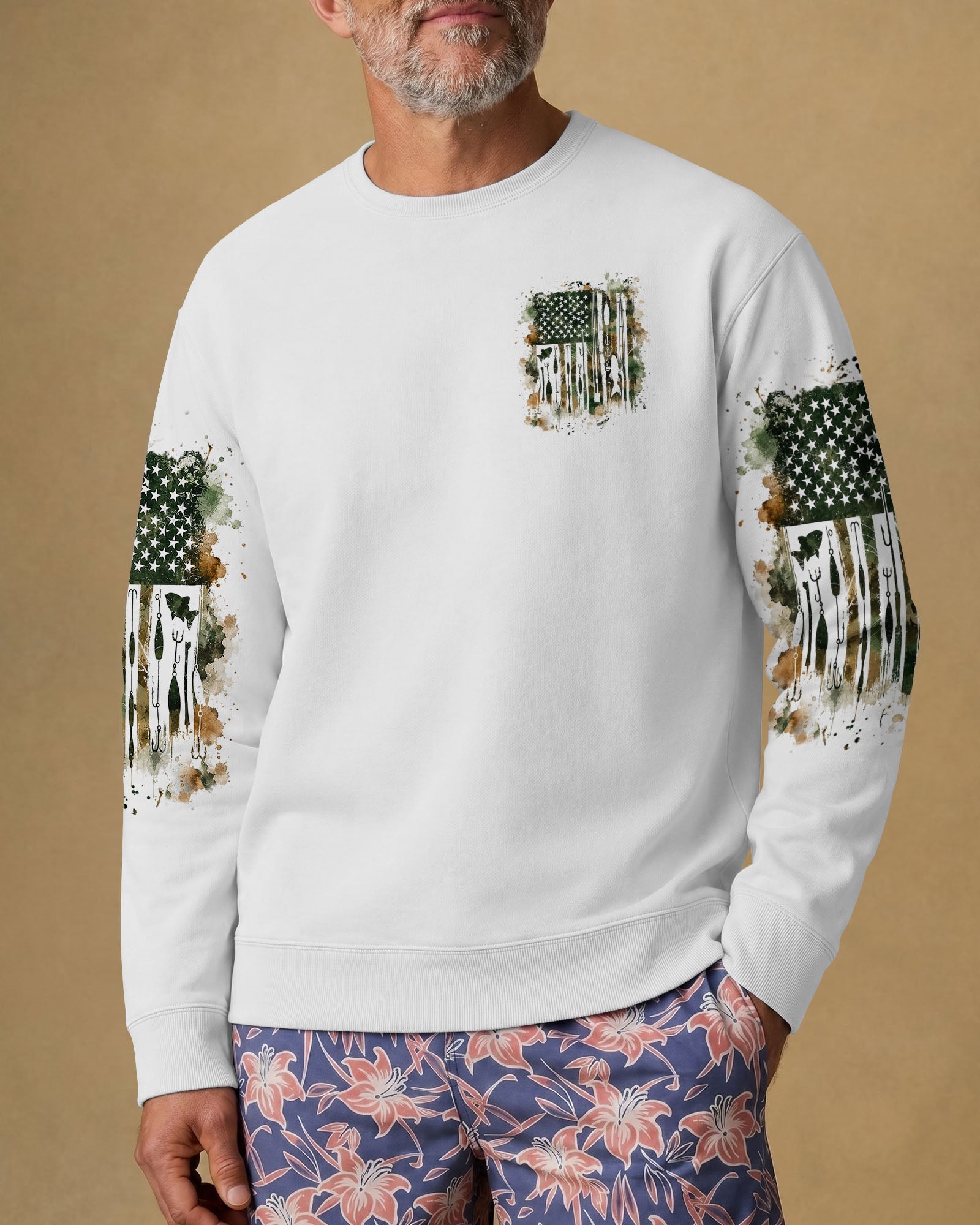 FISH AROUND AND FIND OUT FISHING ALL OVER PRINT - TLHN1906263