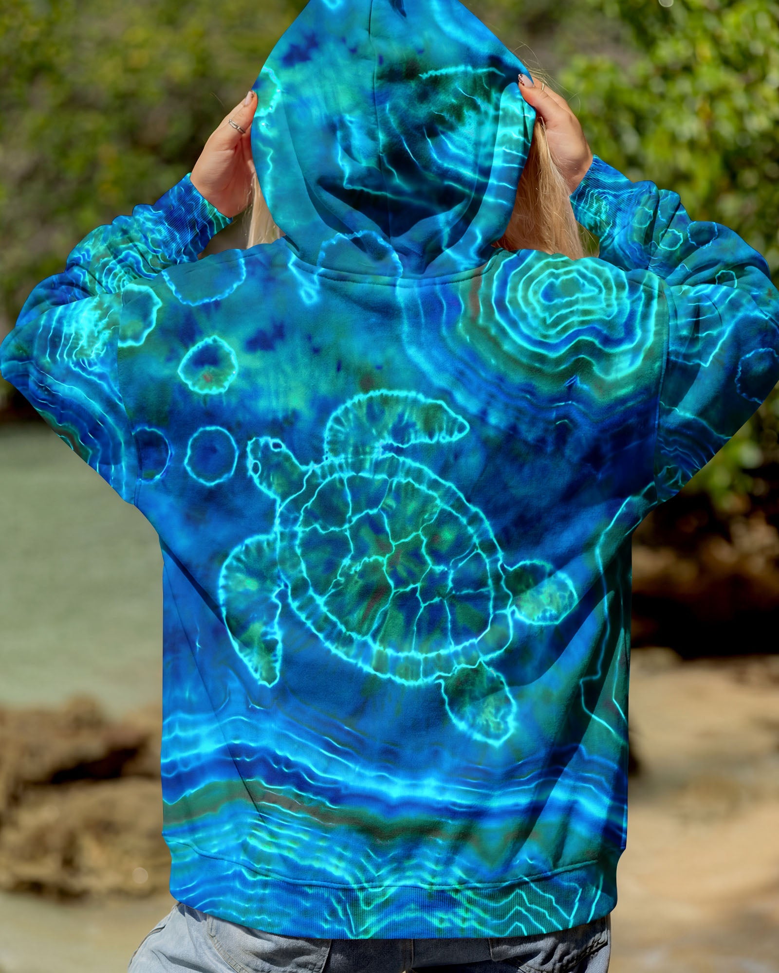 TURTLE UNDERSEA ALL OVER PRINT - TLHN2004261