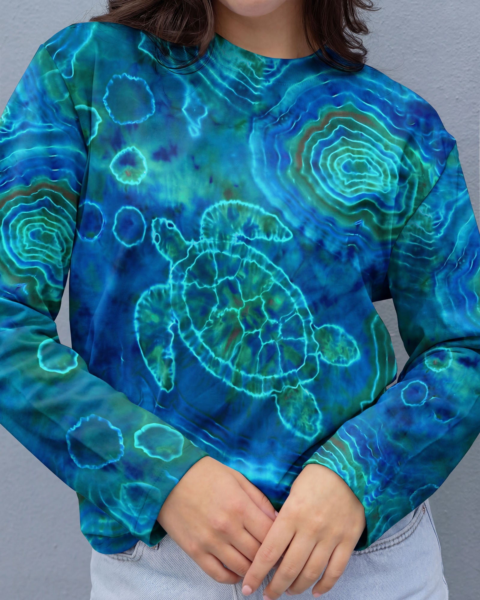 TURTLE UNDERSEA ALL OVER PRINT - TLHN2004261