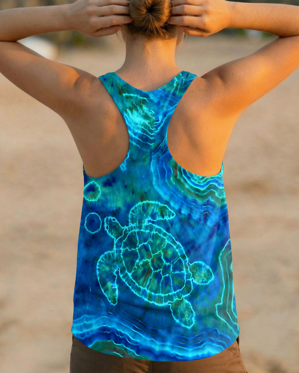TURTLE UNDERSEA ALL OVER PRINT - TLHN2004261