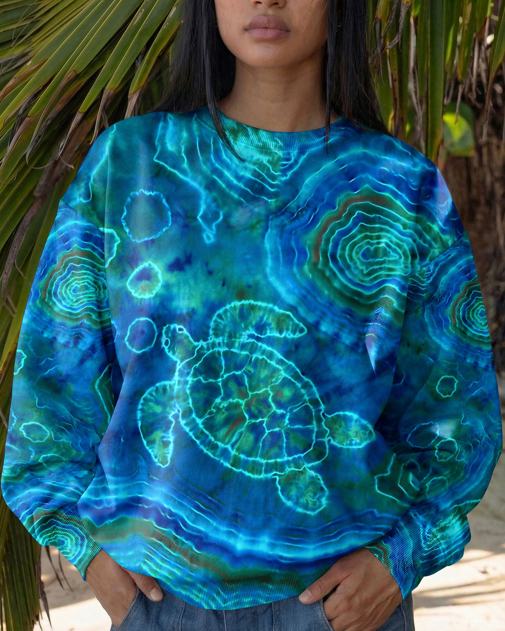 TURTLE UNDERSEA ALL OVER PRINT - TLHN2004261