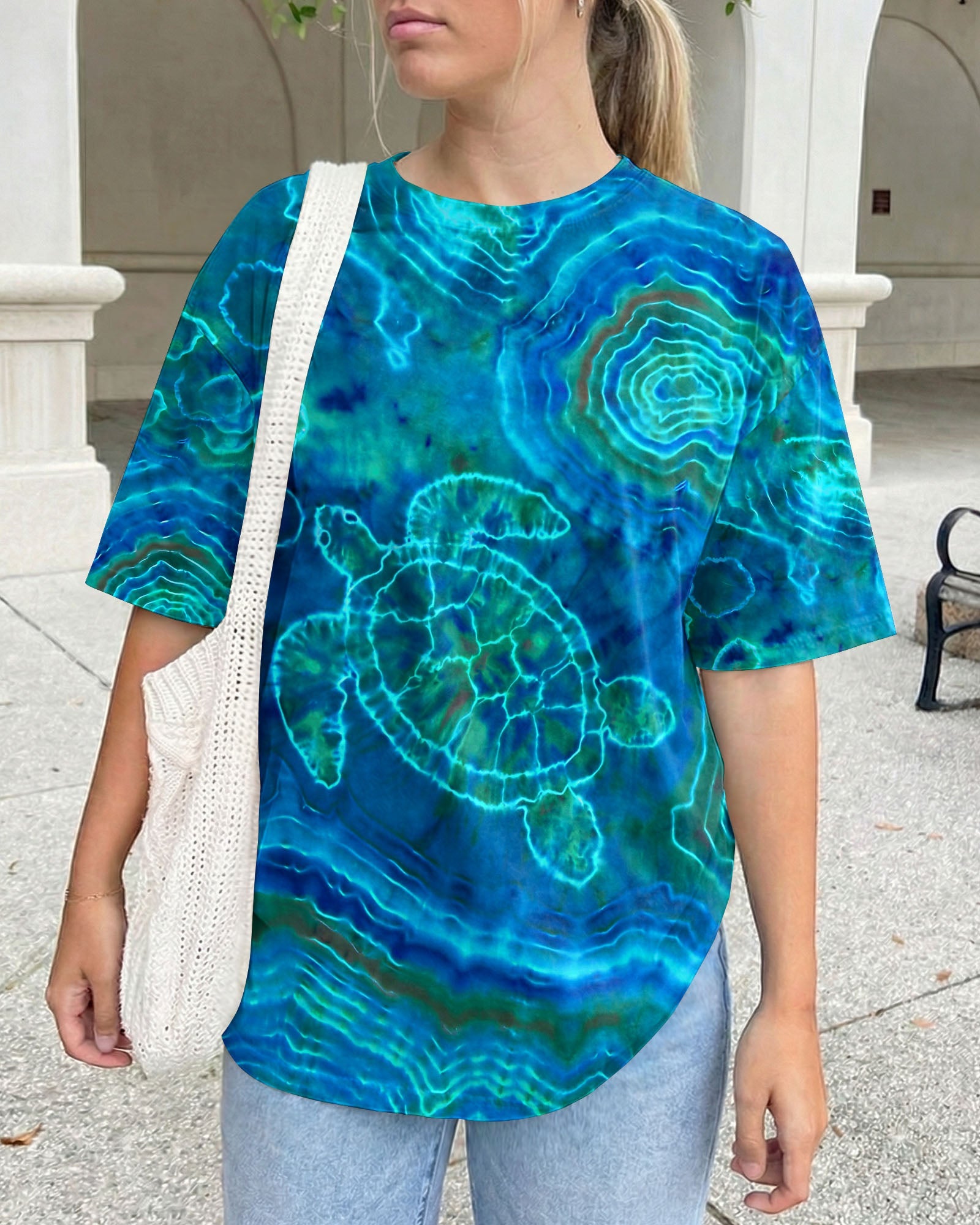 TURTLE UNDERSEA ALL OVER PRINT - TLHN2004261