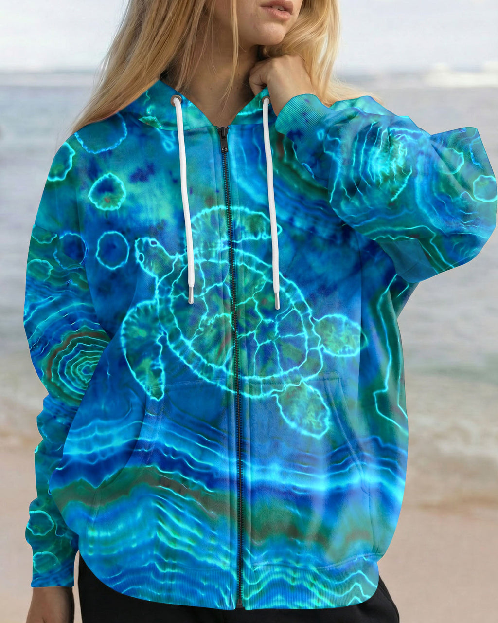 TURTLE UNDERSEA ALL OVER PRINT - TLHN2004261