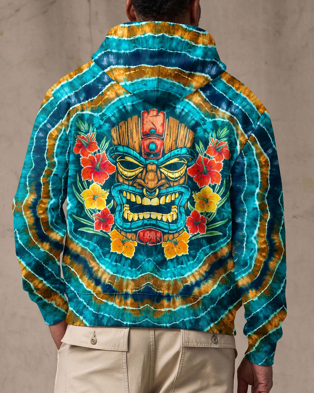TROPICAL TIKI SWIRL ALL OVER PRINT  - TLHN2406264