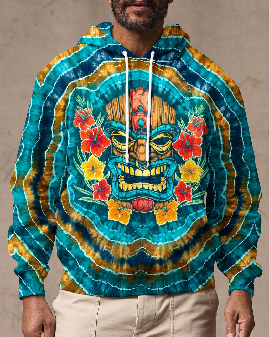 TROPICAL TIKI SWIRL ALL OVER PRINT  - TLHN2406264