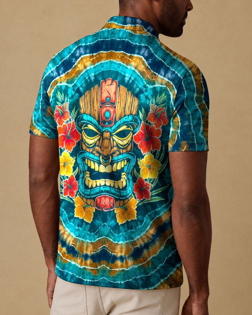 TROPICAL TIKI SWIRL ALL OVER PRINT  - TLHN2406264