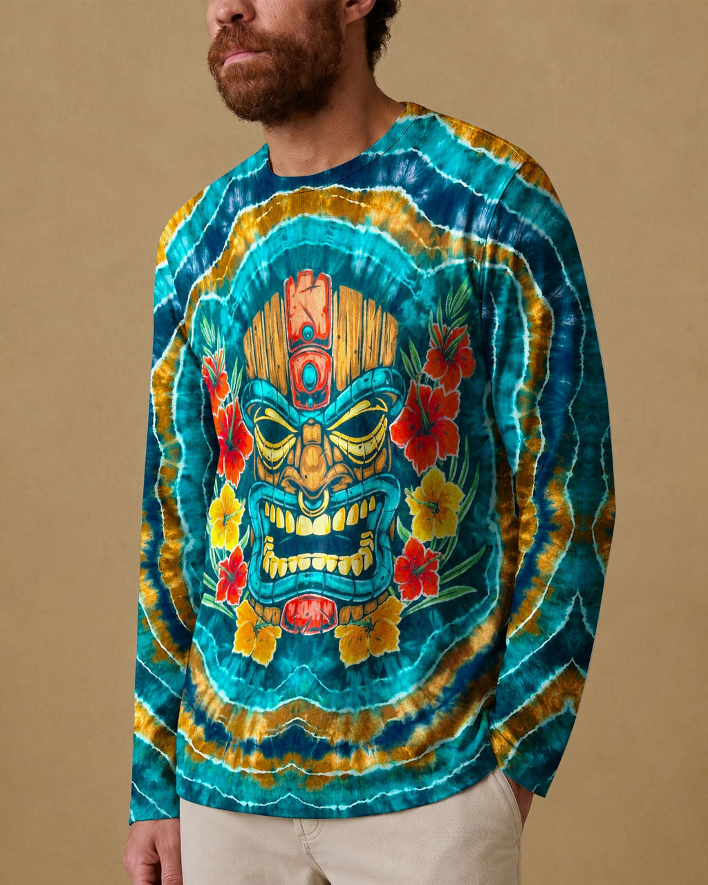 TROPICAL TIKI SWIRL ALL OVER PRINT  - TLHN2406264