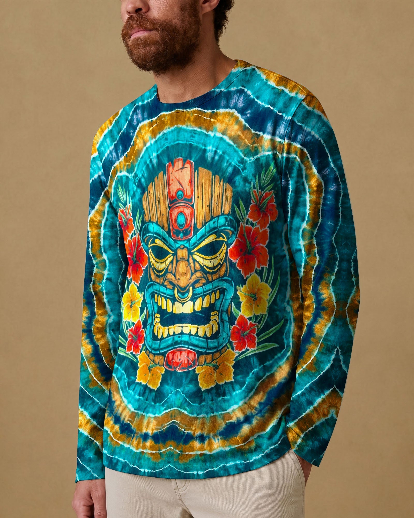 TROPICAL TIKI SWIRL ALL OVER PRINT  - TLHN2406264