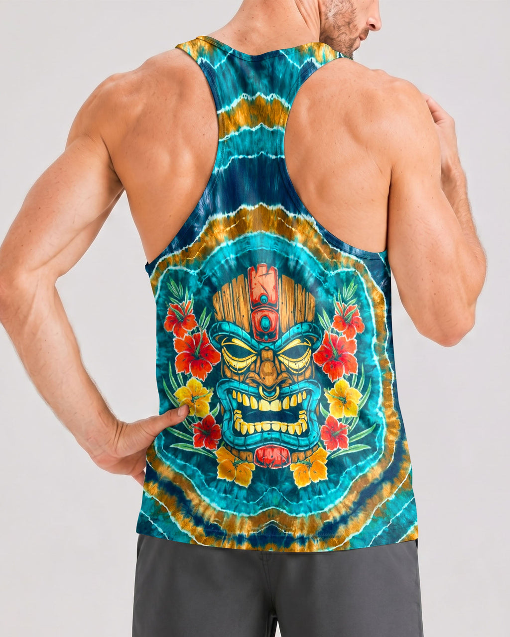 TROPICAL TIKI SWIRL ALL OVER PRINT  - TLHN2406264