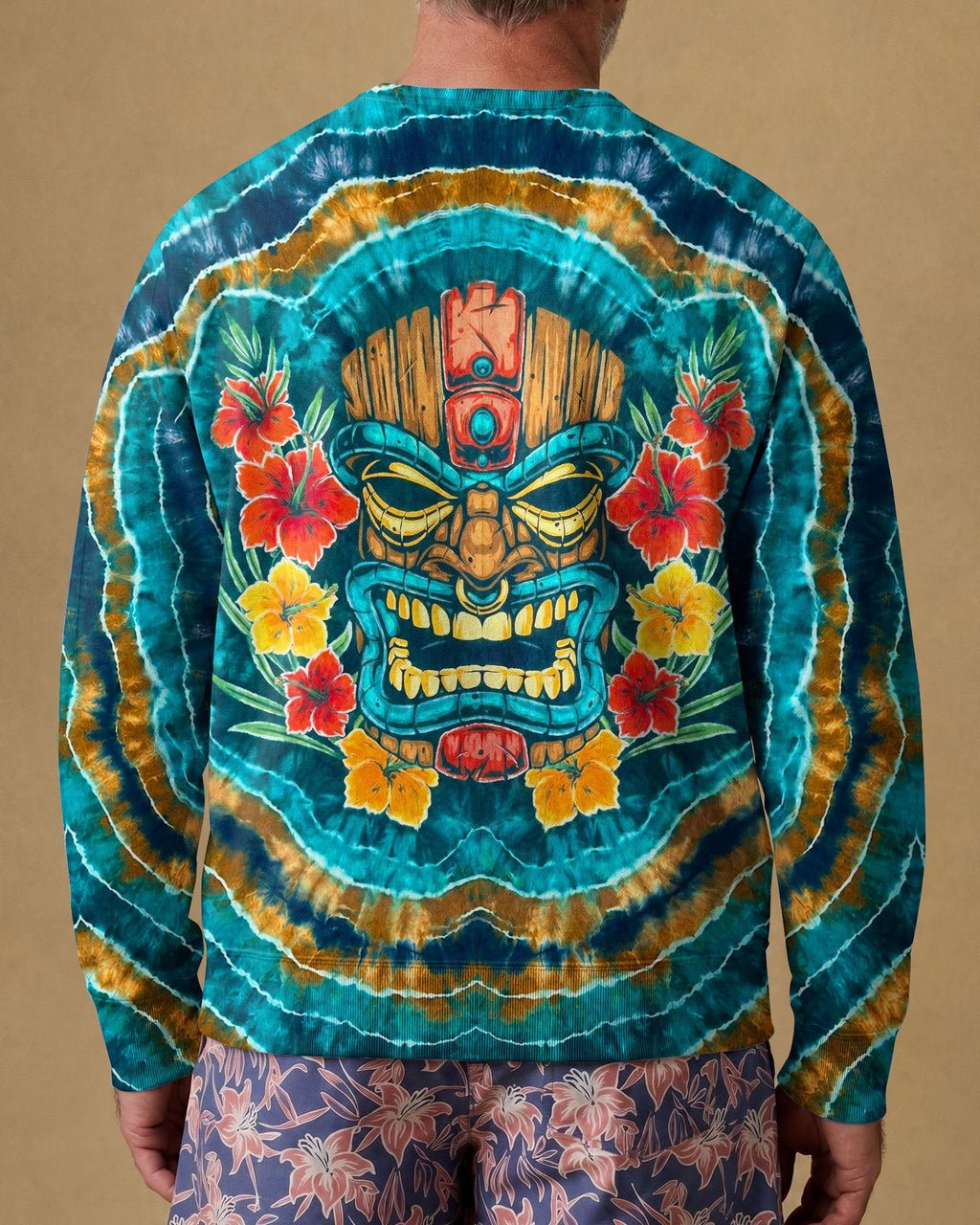 TROPICAL TIKI SWIRL ALL OVER PRINT  - TLHN2406264