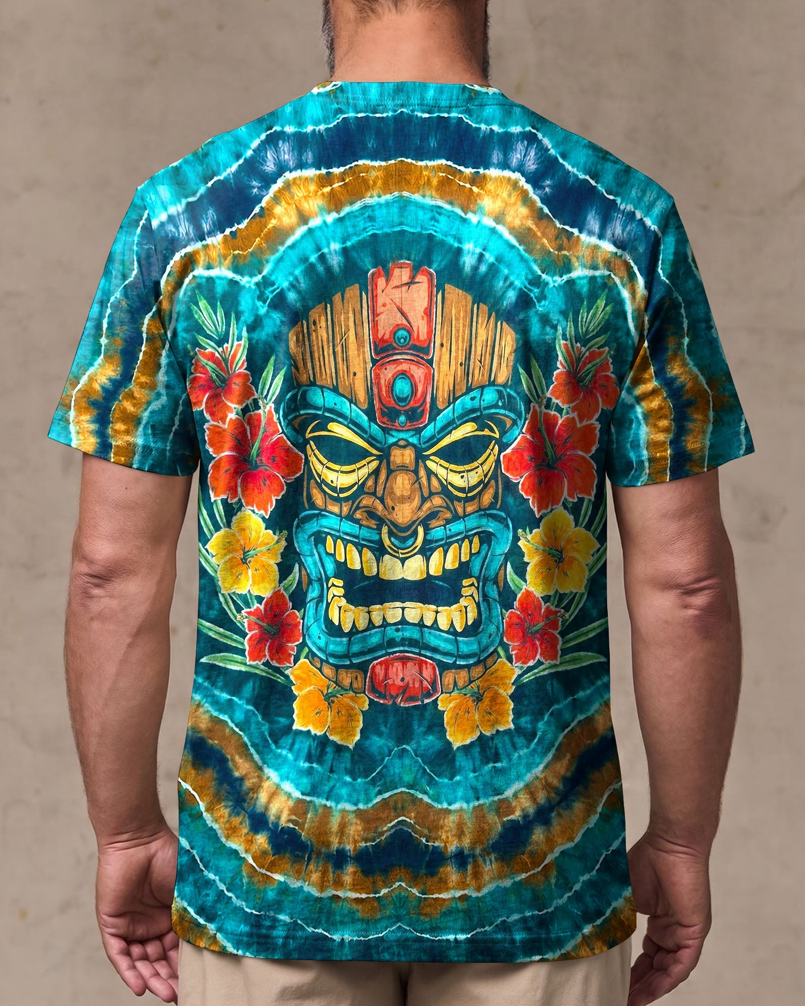TROPICAL TIKI SWIRL ALL OVER PRINT  - TLHN2406264