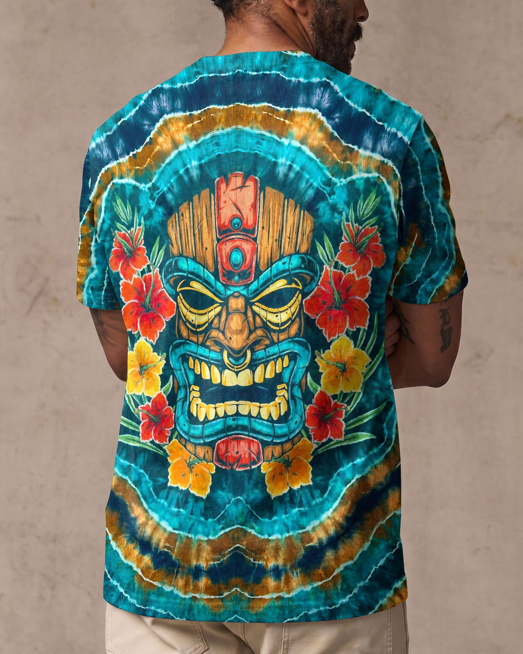 TROPICAL TIKI SWIRL ALL OVER PRINT  - TLHN2406264
