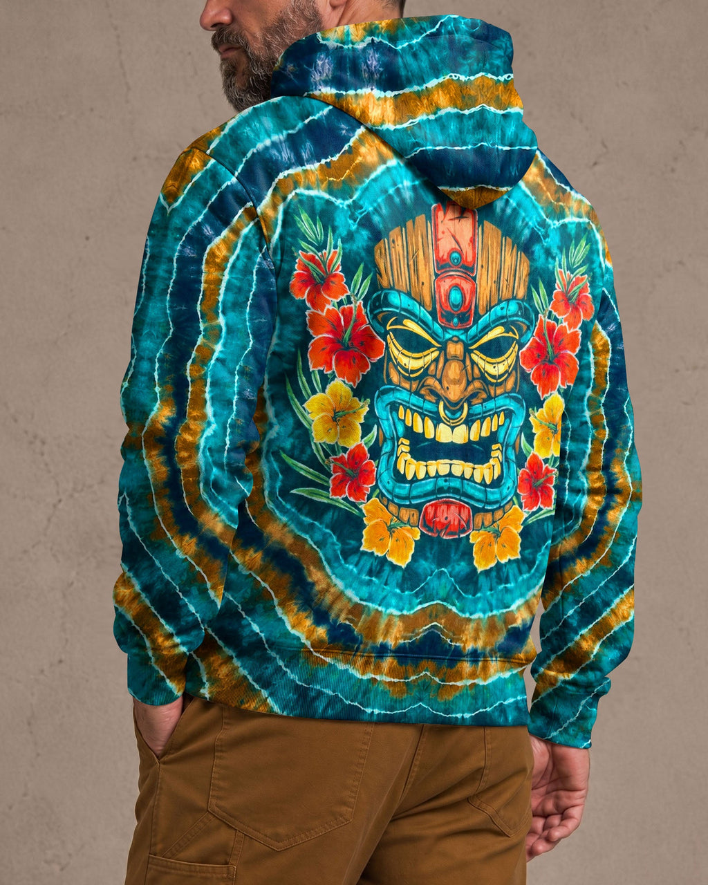 TROPICAL TIKI SWIRL ALL OVER PRINT  - TLHN2406264