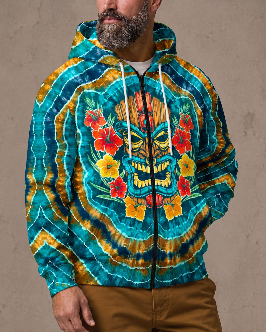 TROPICAL TIKI SWIRL ALL OVER PRINT  - TLHN2406264