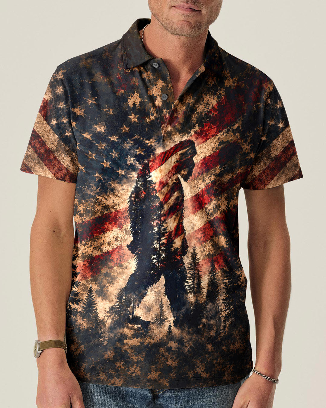 NOT ALL WHO WANDER ARE LOST BIGFOOT ALL OVER PRINT - TLHN2705262