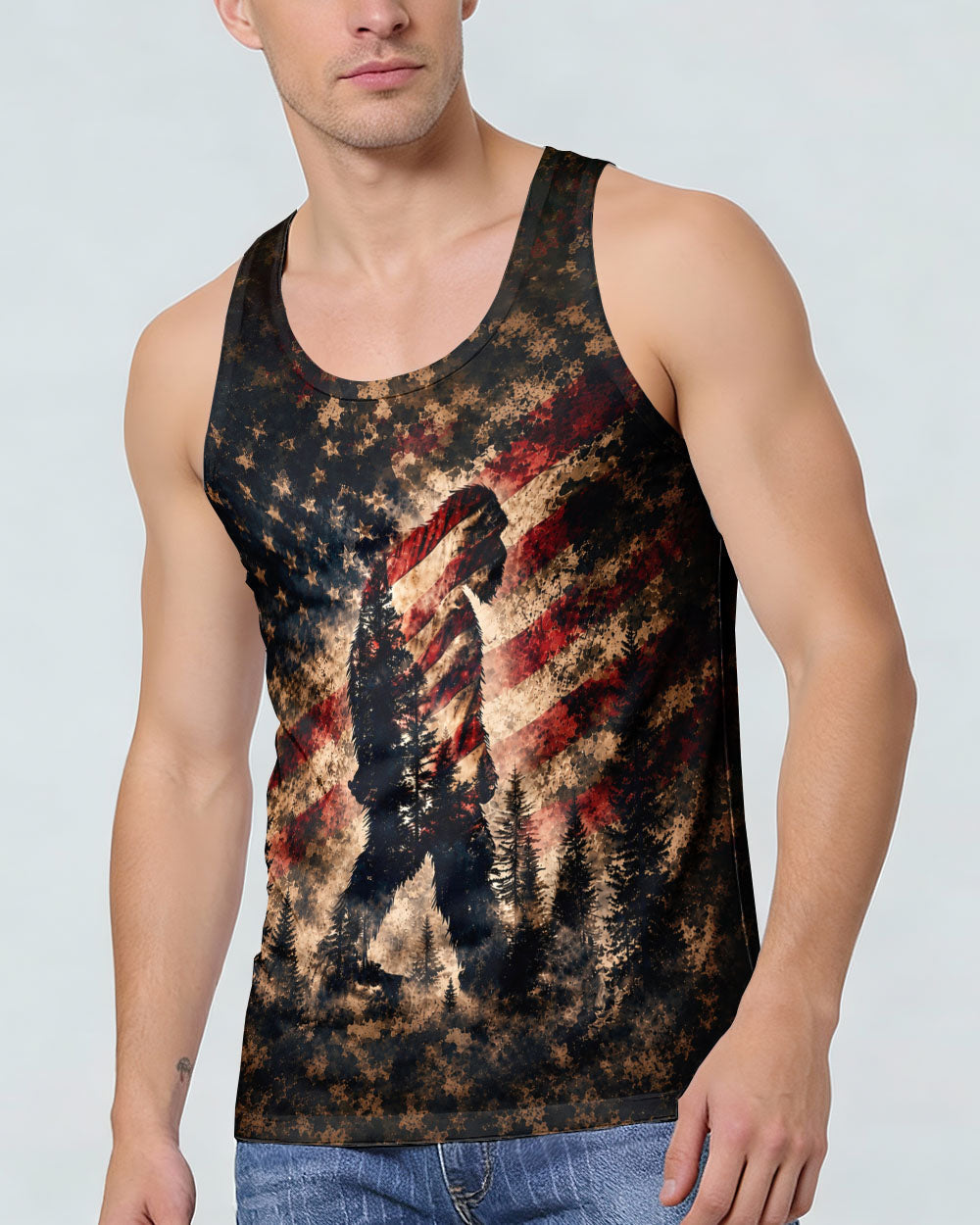 NOT ALL WHO WANDER ARE LOST BIGFOOT ALL OVER PRINT - TLHN2705262