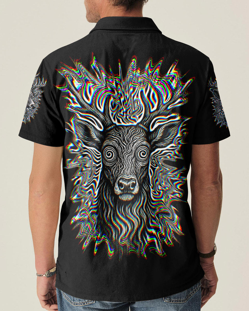 HUNTING DEER GLITCH  ALL OVER PRINT   - TLHN2805261