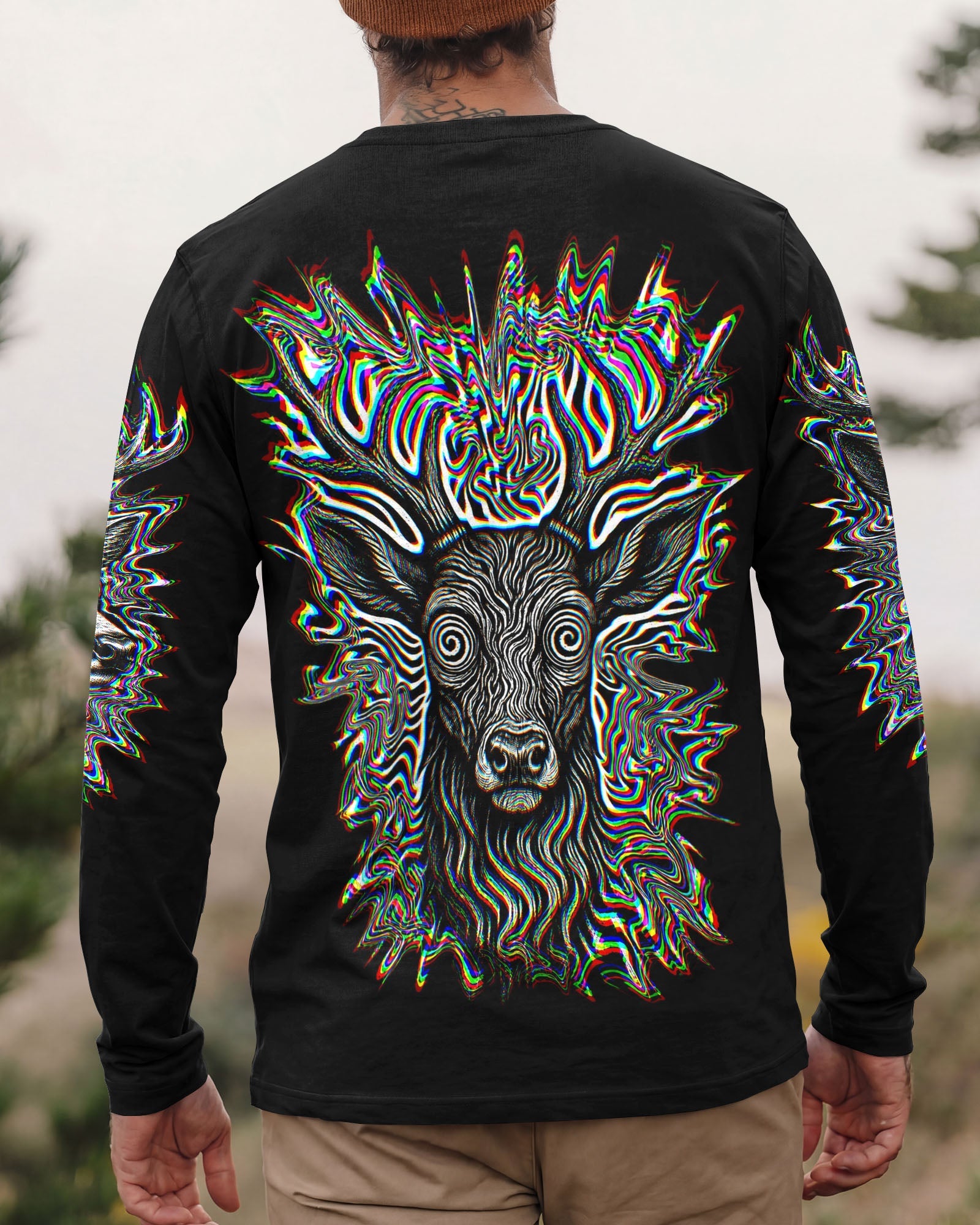 HUNTING DEER GLITCH  ALL OVER PRINT   - TLHN2805261