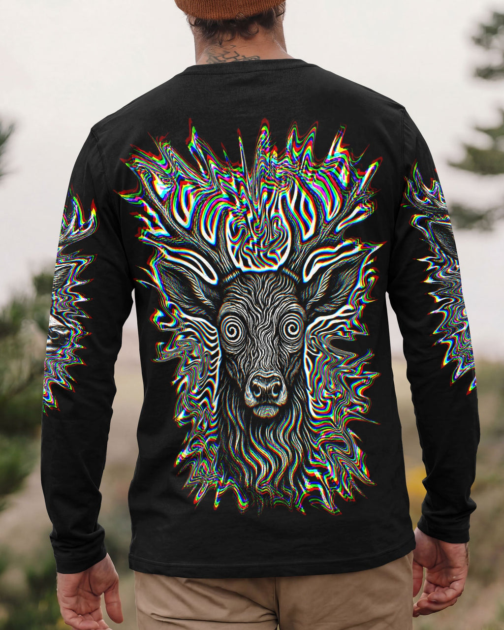 HUNTING DEER GLITCH  ALL OVER PRINT   - TLHN2805261