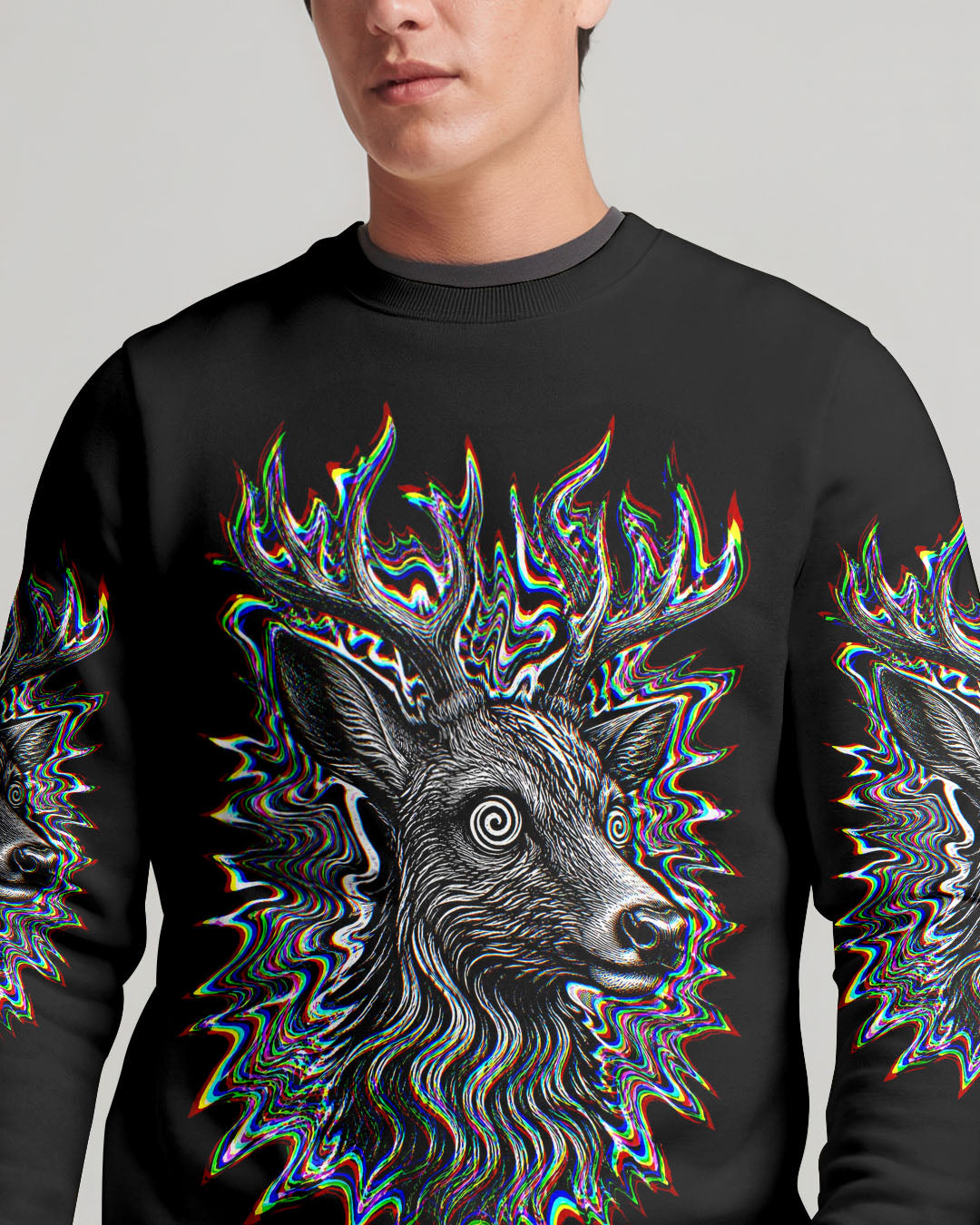 HUNTING DEER GLITCH  ALL OVER PRINT   - TLHN2805261