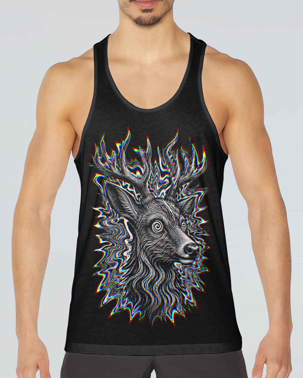 HUNTING DEER GLITCH  ALL OVER PRINT   - TLHN2805261