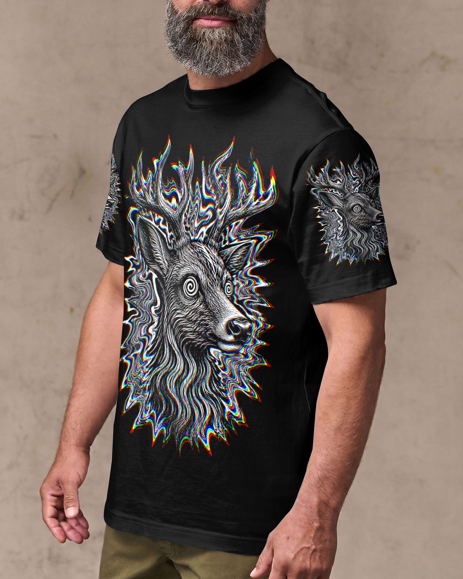 HUNTING DEER GLITCH  ALL OVER PRINT   - TLHN2805261