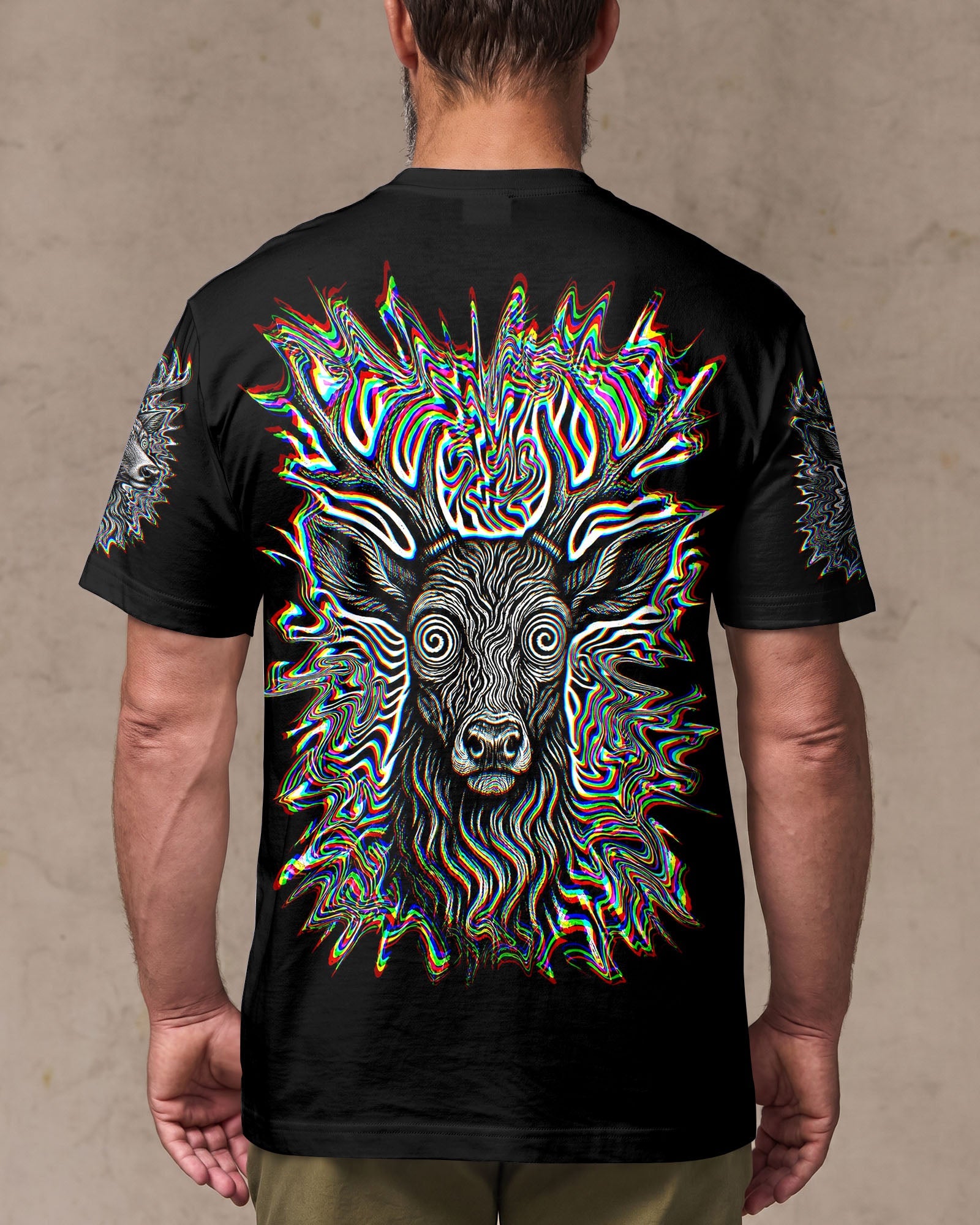 HUNTING DEER GLITCH  ALL OVER PRINT   - TLHN2805261