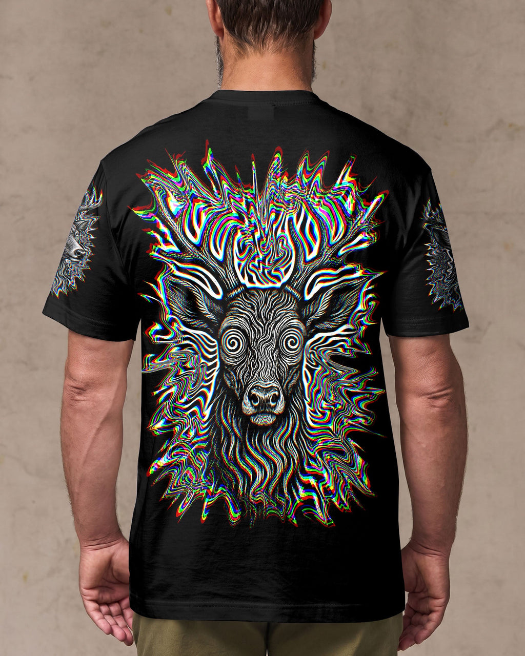 HUNTING DEER GLITCH  ALL OVER PRINT   - TLHN2805261