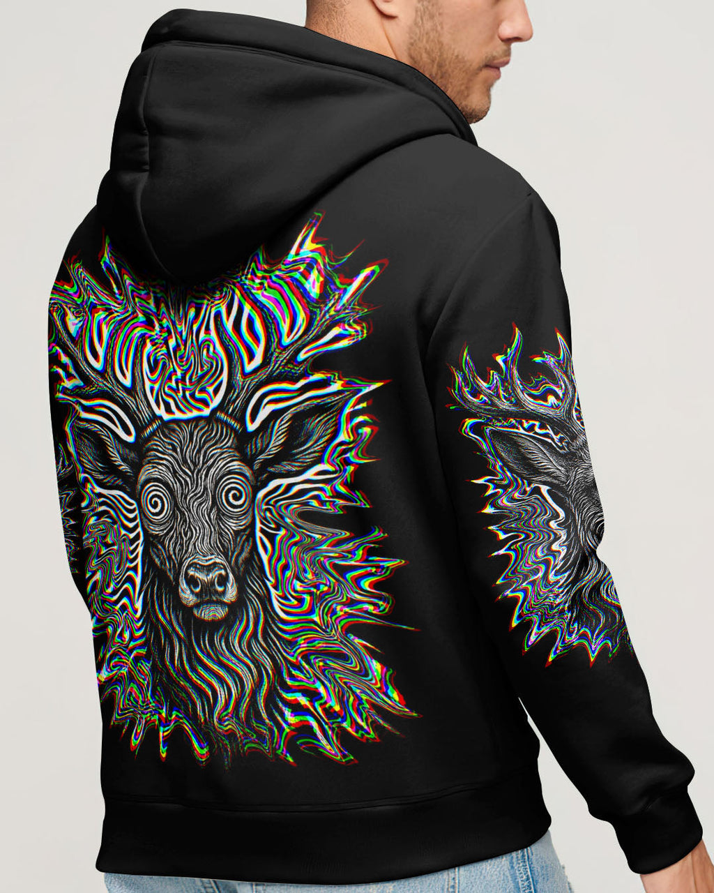 HUNTING DEER GLITCH  ALL OVER PRINT   - TLHN2805261