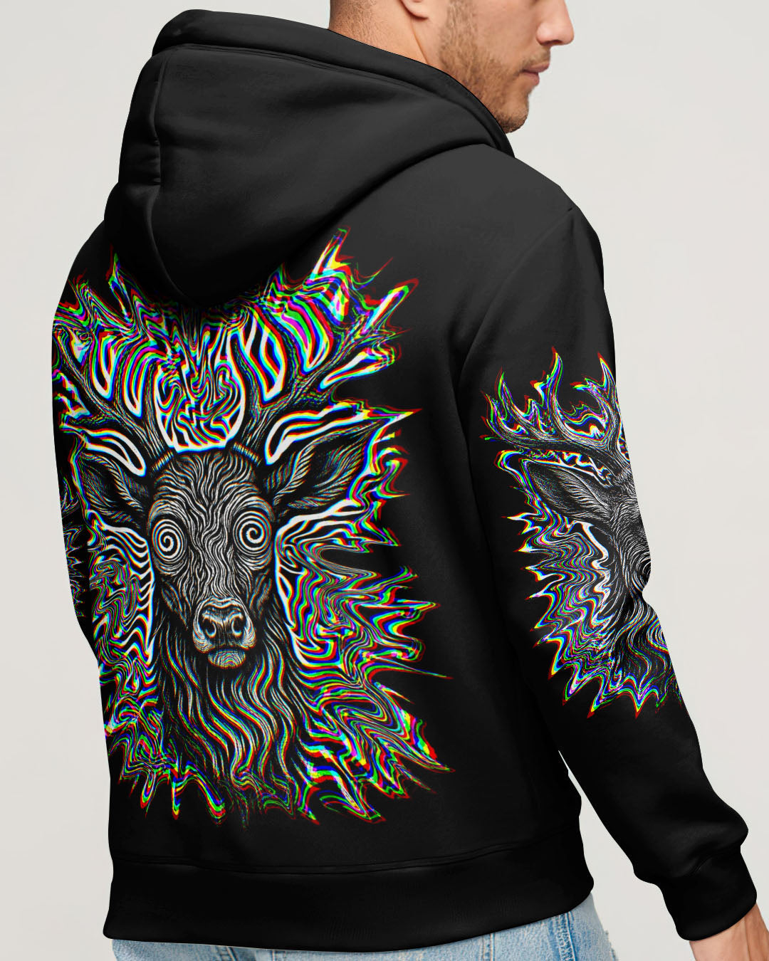 HUNTING DEER GLITCH  ALL OVER PRINT   - TLHN2805261