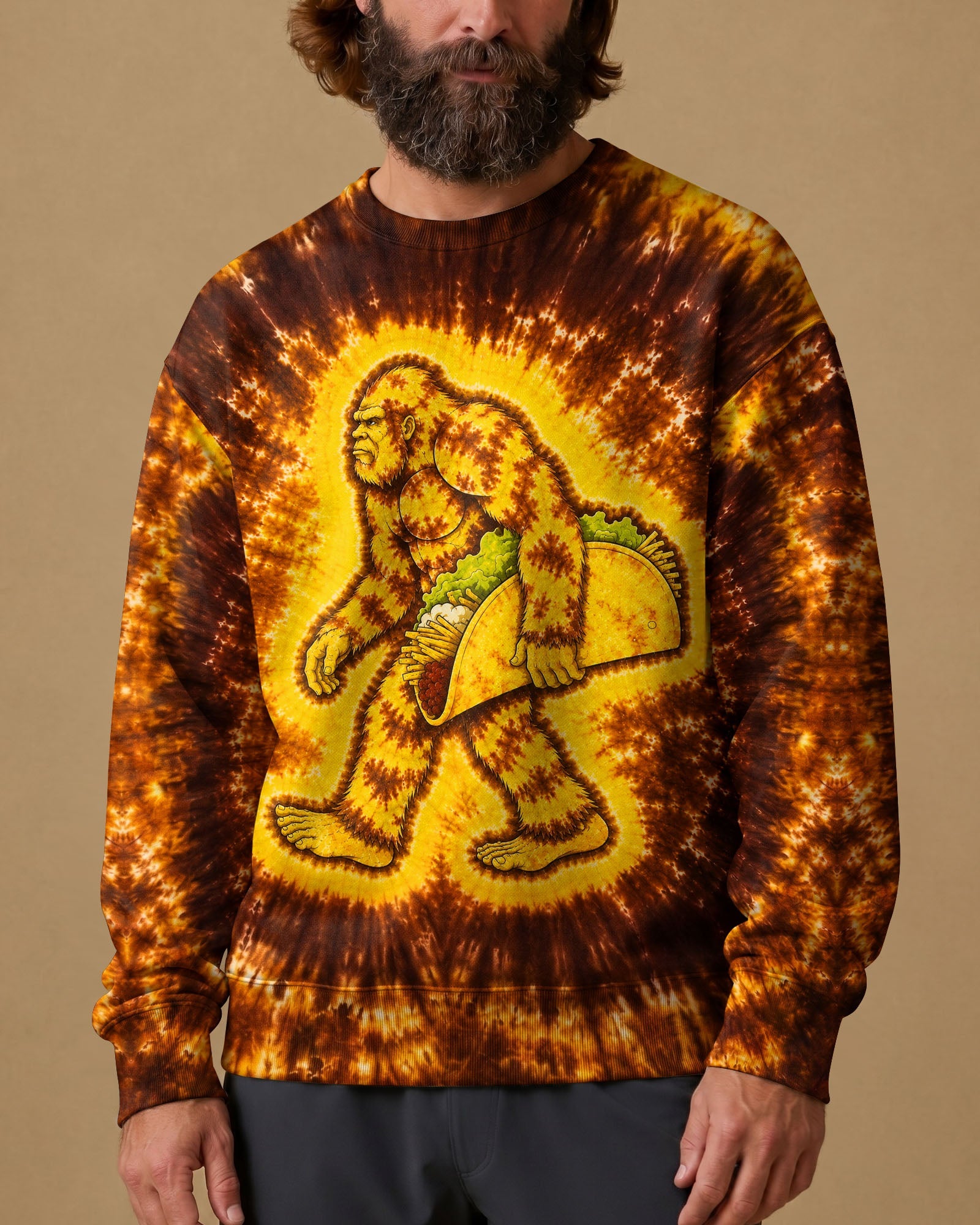 BIGFOOT TACO SWIRL ALL OVER PRINT  - TLHN2906262