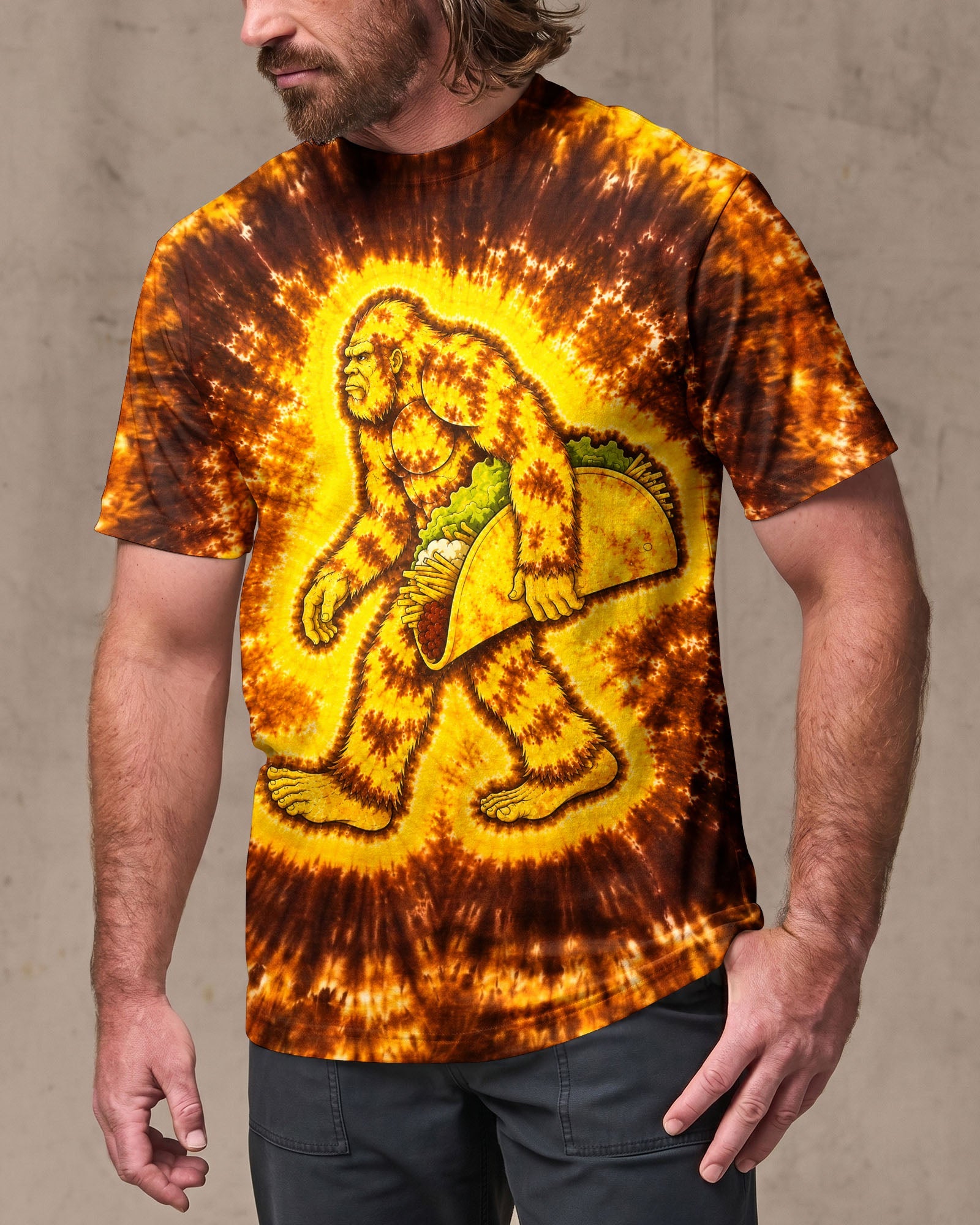 BIGFOOT TACO SWIRL ALL OVER PRINT  - TLHN2906262