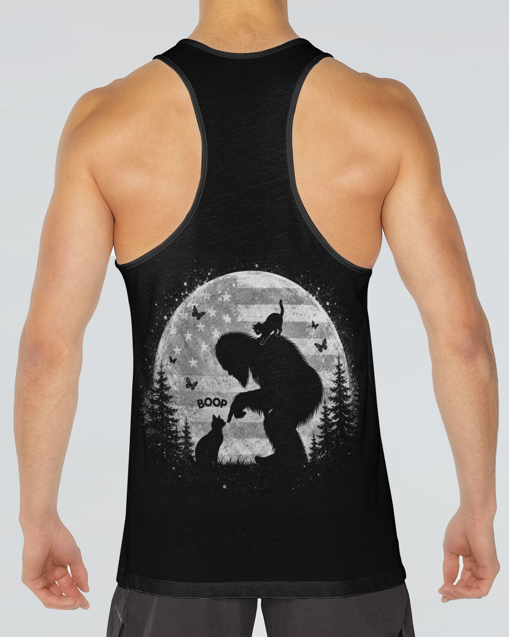 BOOP BIGFOOT CAT MOONLIGHT ALL OVER PRINT  - TLNO0306261