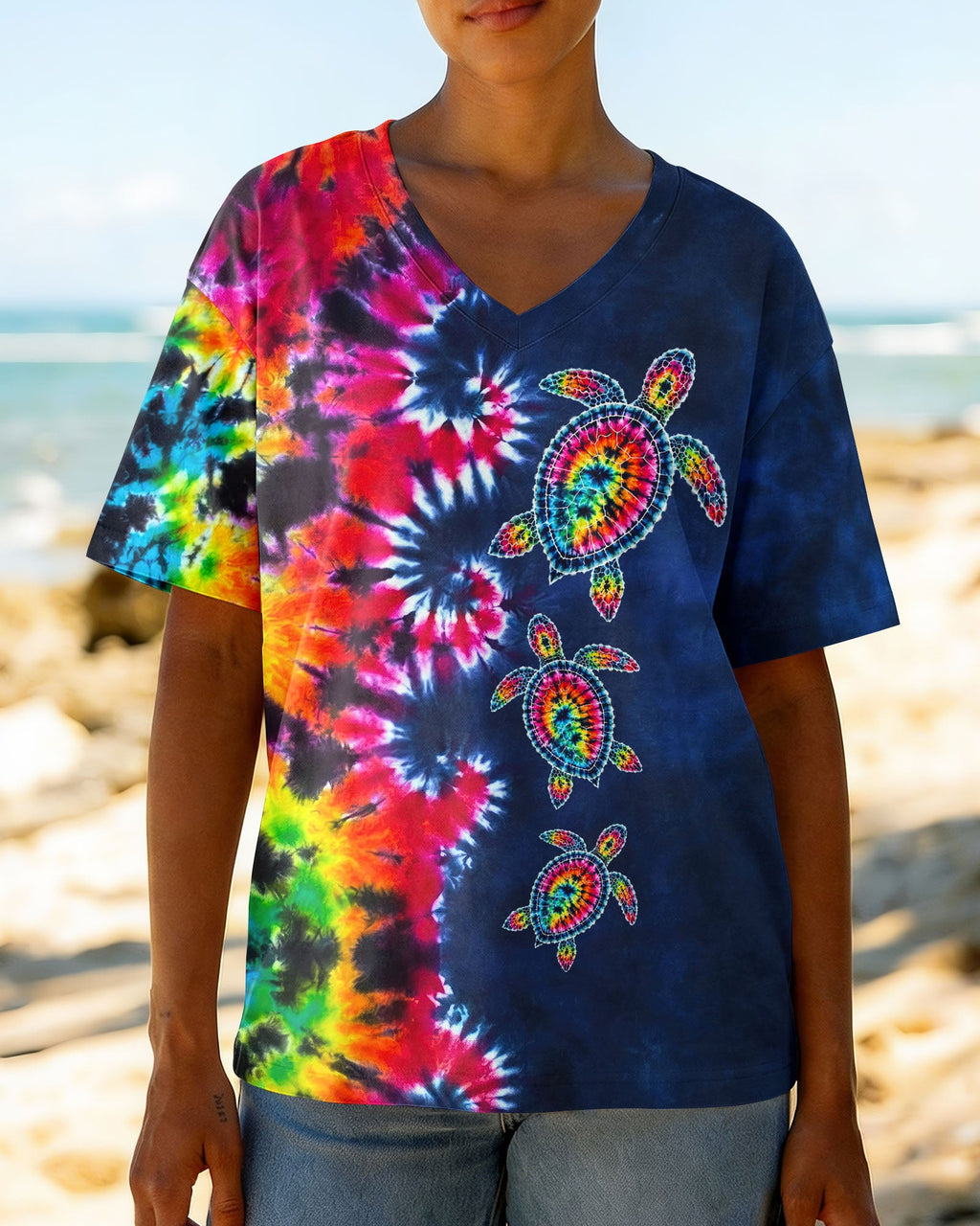TURTLE WAVES SWIRL ALL OVER PRINT  - TLNO0406261