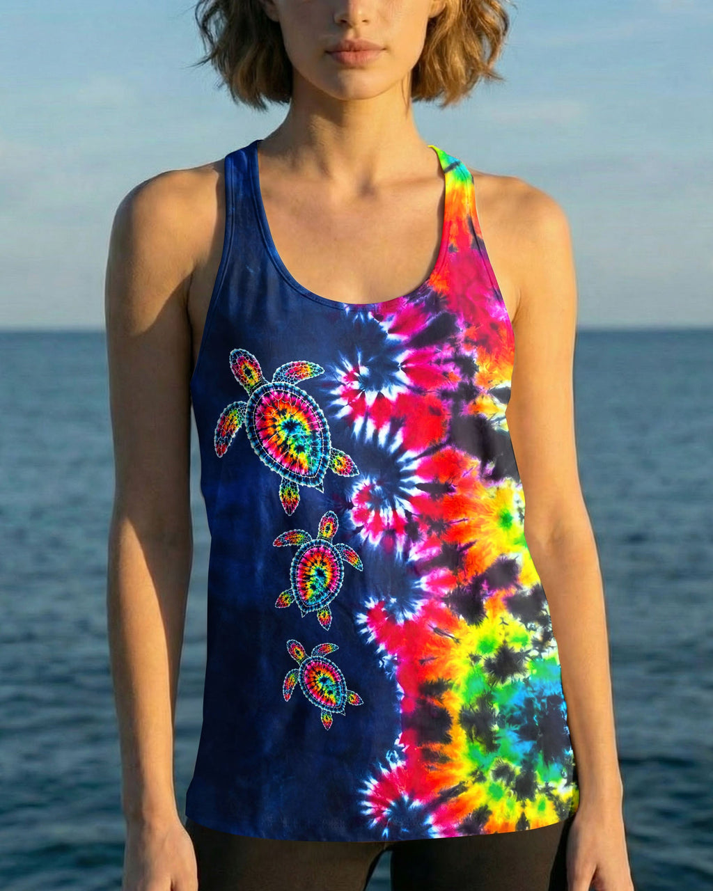 TURTLE WAVES SWIRL ALL OVER PRINT  - TLNO0406261