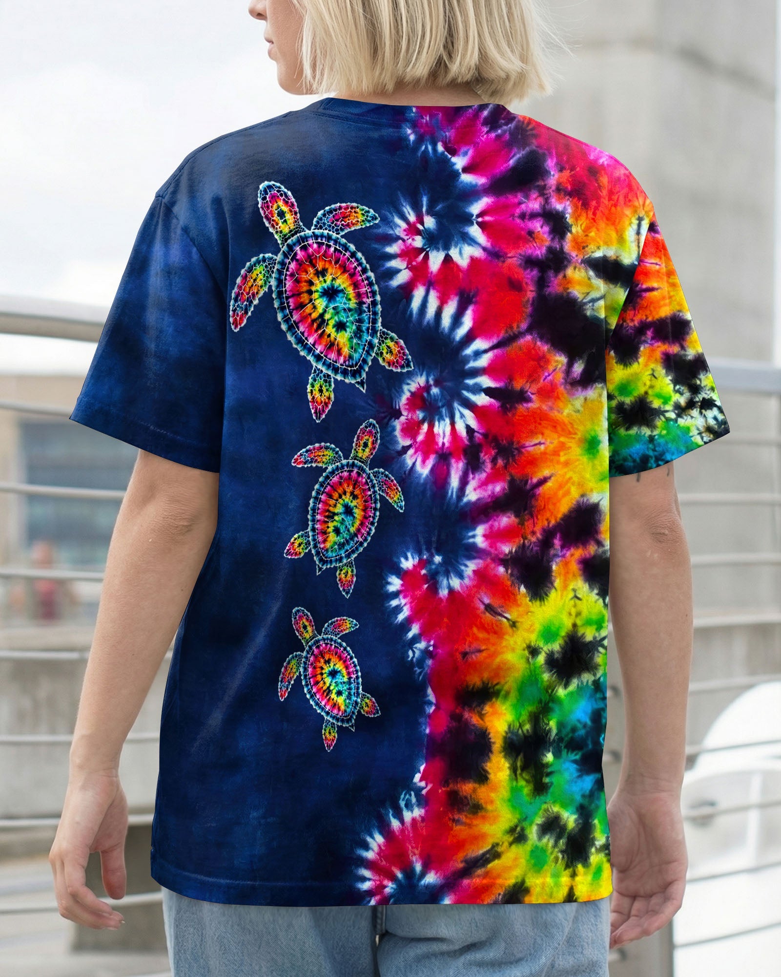 TURTLE WAVES SWIRL ALL OVER PRINT  - TLNO0406261